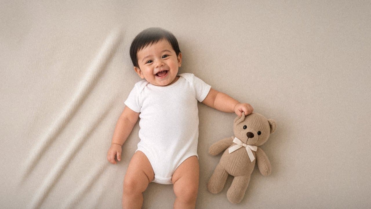 Benja, 8 meses